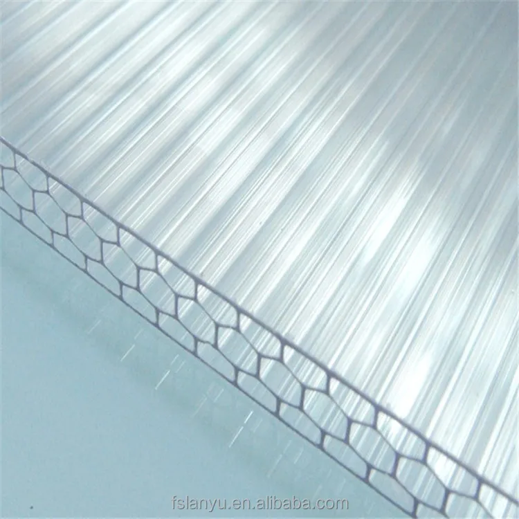 
stadium roof material 5mm Polycarbonate hollow board 