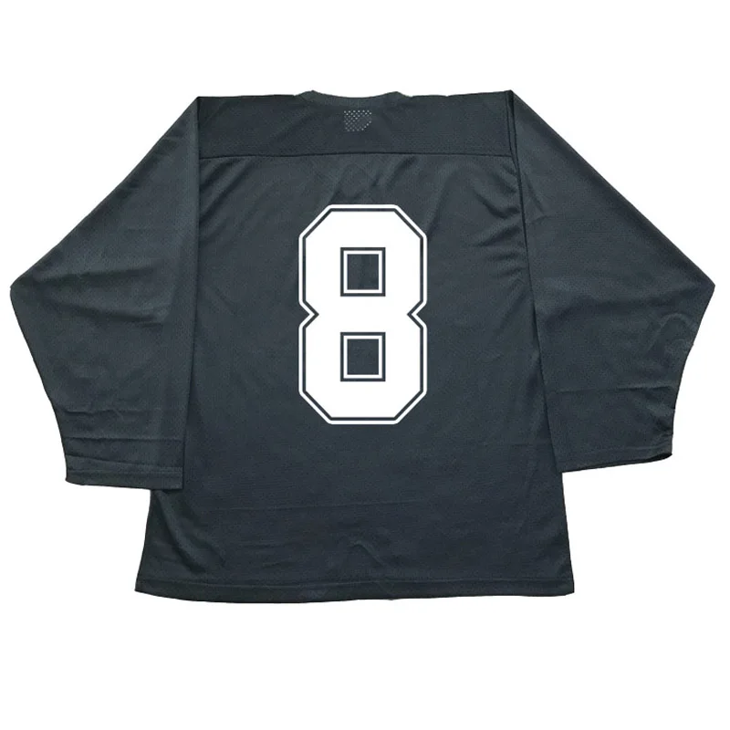 Practice ice hockey jersey cheap #8 100% polyester mesh fabric