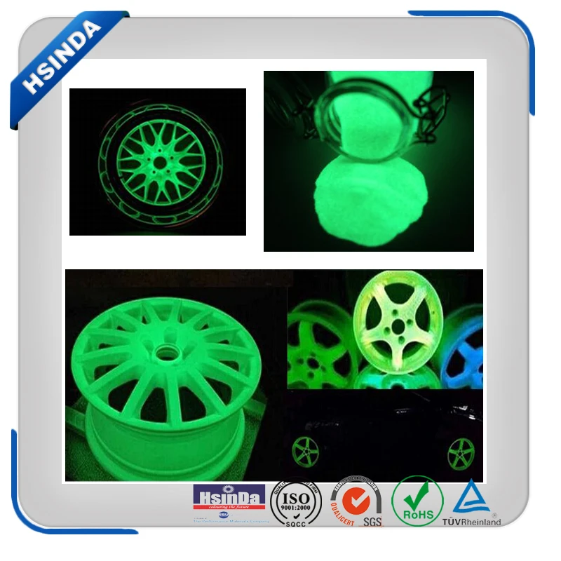 Night Glow in the Dark Car Powder Coating Green Electrostatic Spray Paint