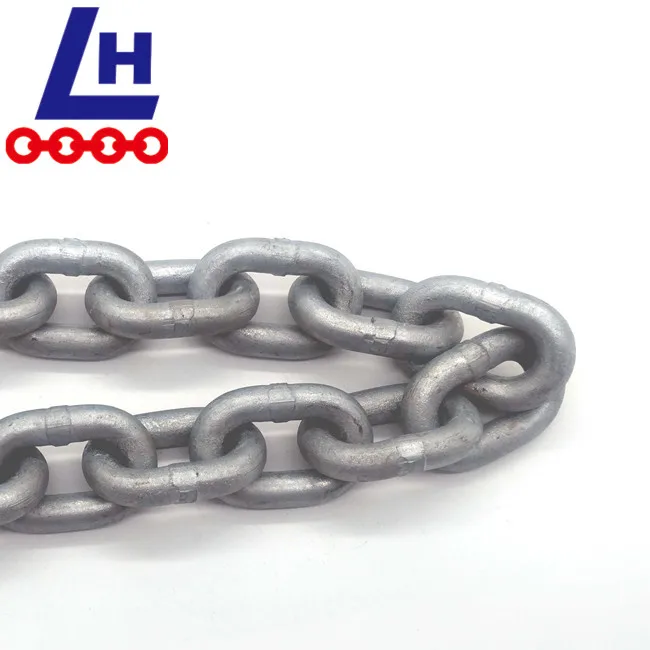 G30 горячеоцинкованная обычная короткая цепь из мягкой стали