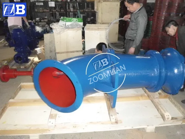 ZLB vertical axial flow propeller pump, clean water pump