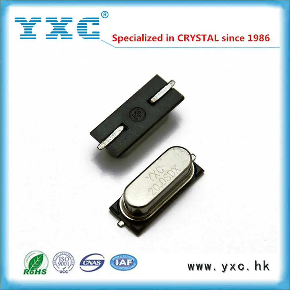 20MHz crystal resonator SMD package Surface encapsulation 20MHz 20.000MHz