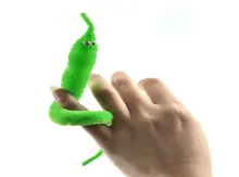 2015 Magicians Toy Baralho Mr.fuzzy Magical Worm Magic Trick Twisty Plush Wiggle Stuffed Animals Street Toy For Kids Gift 21cm