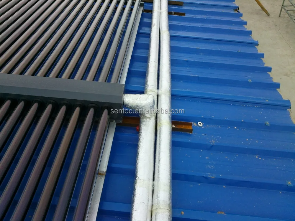 High Woring Efficiency Vacuum Tube Solar Collector (500L Manifold)
