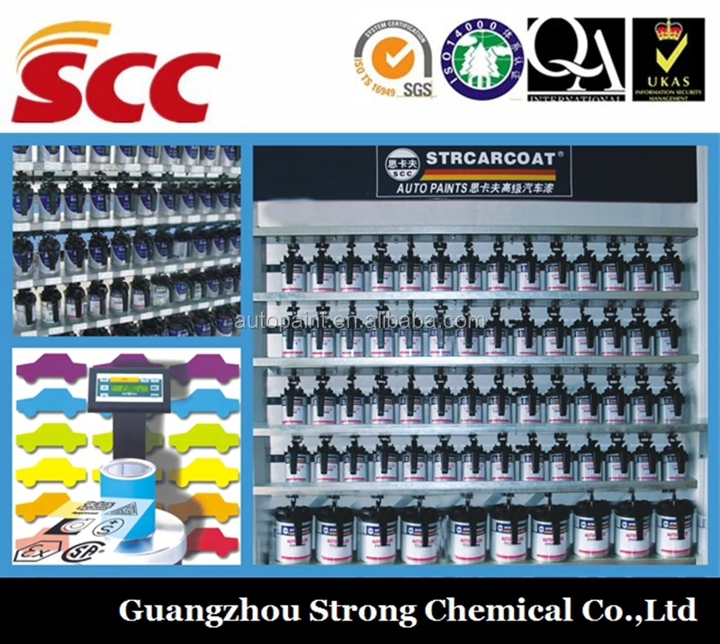 UN-S09 UNIC Lemon yellow automotive paint