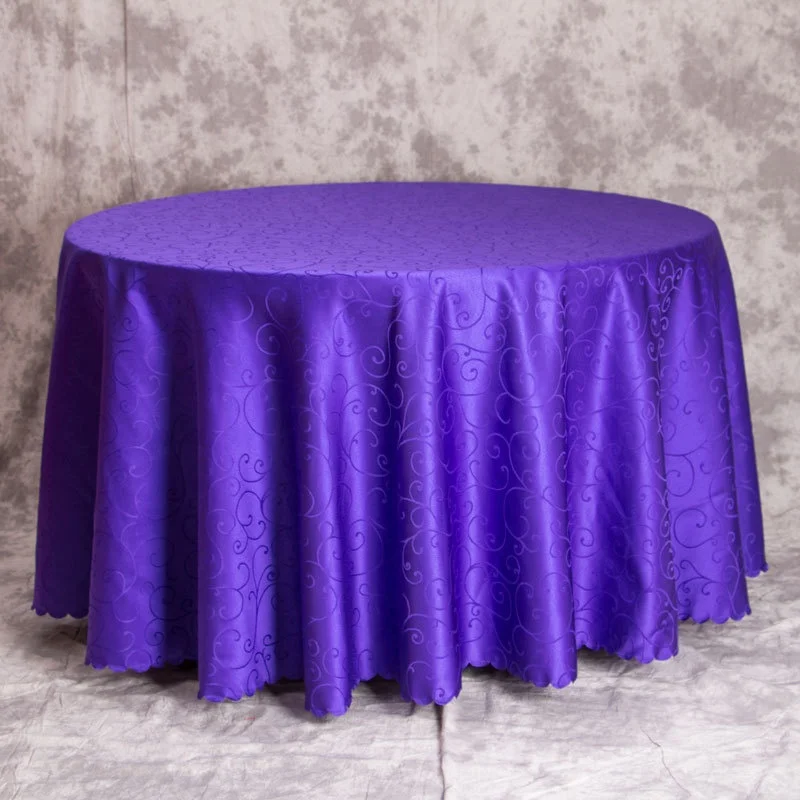 Disposable round table cloth for wedding hotel dinning banquet party