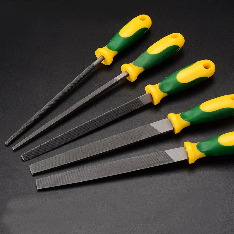 Wood Combine Rasp Bars Triangle Steel Files With Plastic Handle