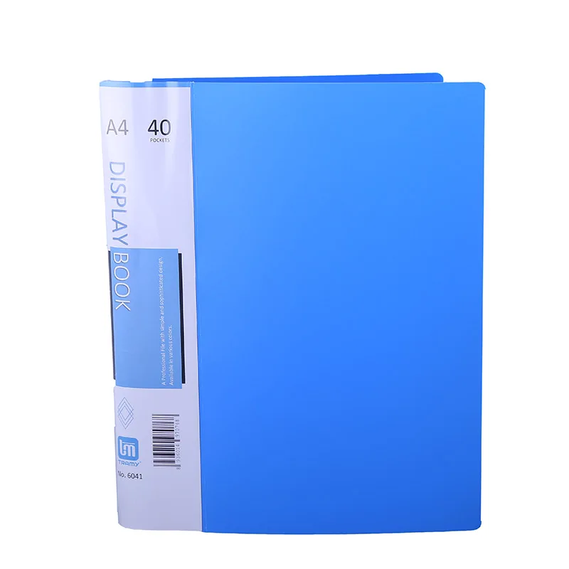 Hot sale pp clear a4 pockets display book office document presentation removable filing folder