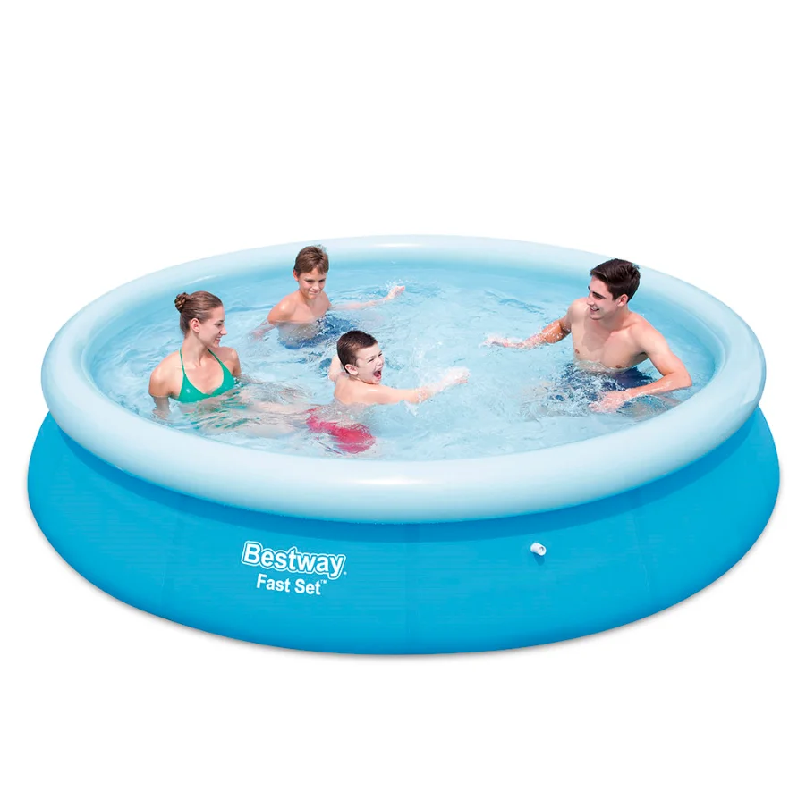 Bestway 57273 large blue Above Ground Inflatable Ring Style  swimming  pool fast set