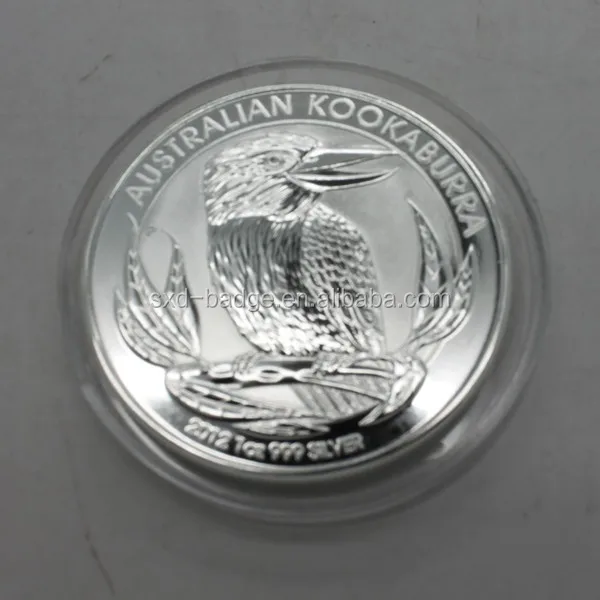 graded quality custom blank engraved logo 999. pure silver coin on china alibaba