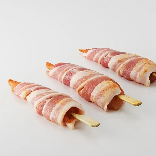 Teppo bamboo skewer flat wooden bamboo skewer with custom logo