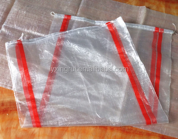 Transparent/clear PP woven bag recyclable rice sugar plastic woven bag sacks