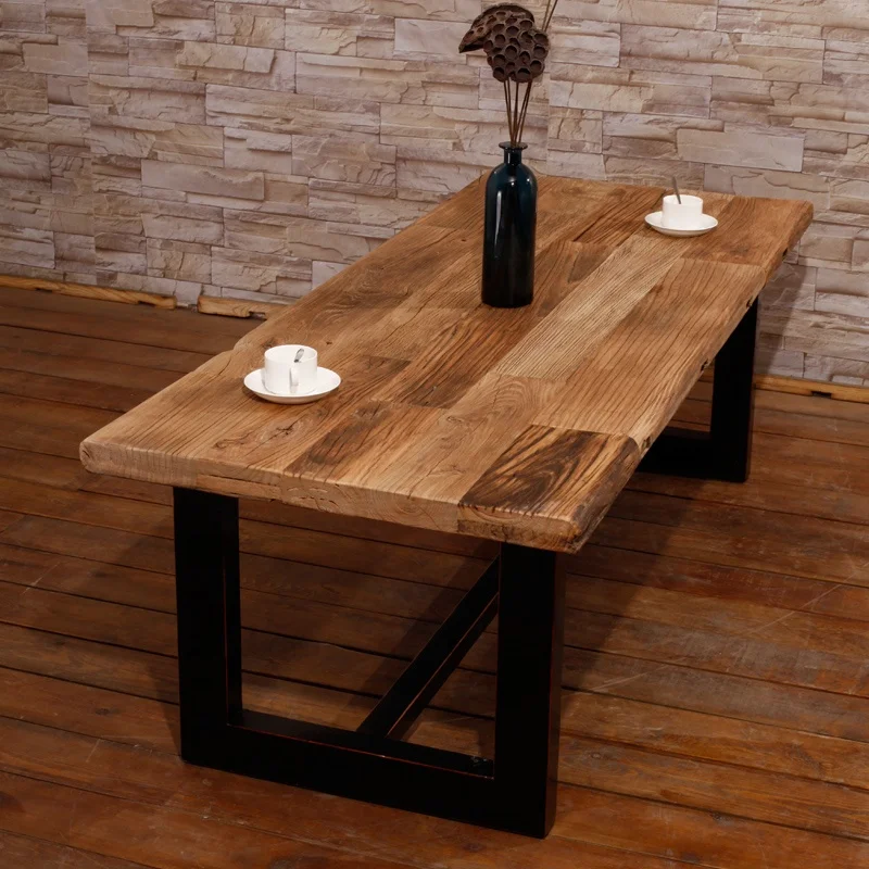 Wooden refectory wooden table reclaimed Chinese antique Ancient Age coffee tea table convenient wood coffee table