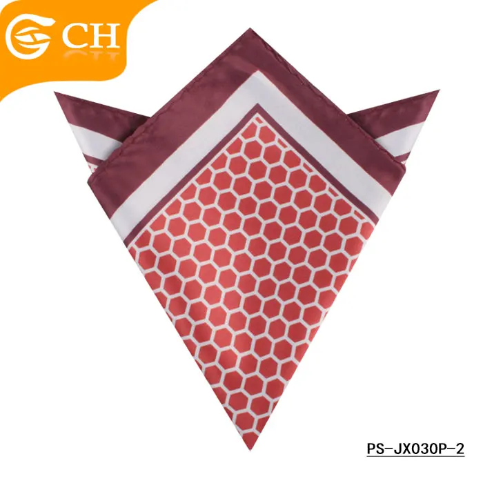 Недорогие высококачественные мужские шестигранные носовые платки из 100% полиэстера с