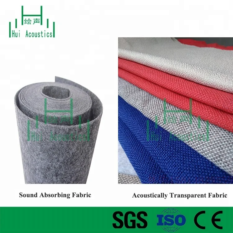 FR Acoustic Fabrics Wall Panel Fabric Acoustic Cloth for Panel