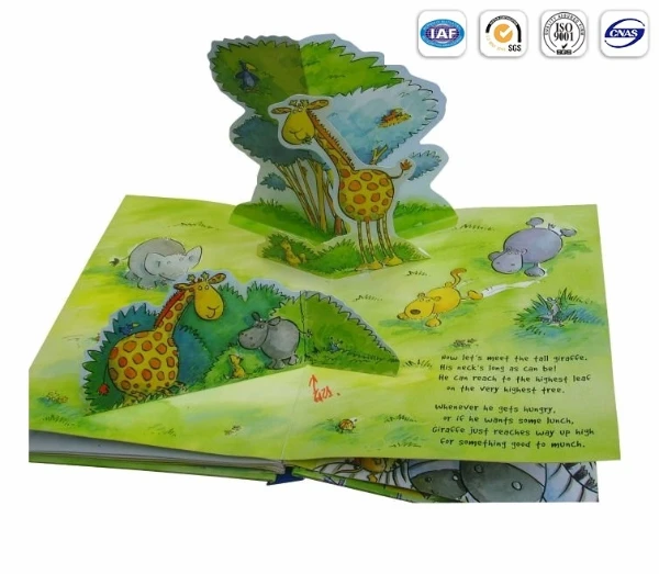 
3d New style pop up children book printing with cheap price 