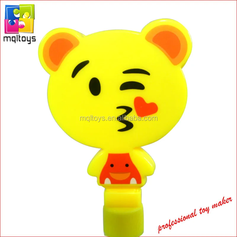 
Novelty yellow color hand clapper soap bubble toy 