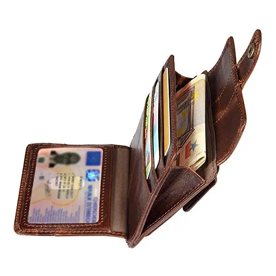 Wallet Genuine Cow Leather Wallet for Men purses handbags hot men wallet pocket top genuine cow leather