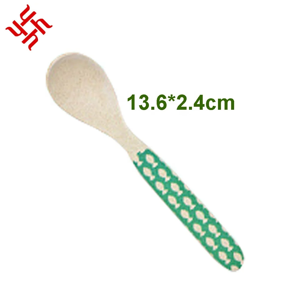 bamboo fiber kids dinner plate set