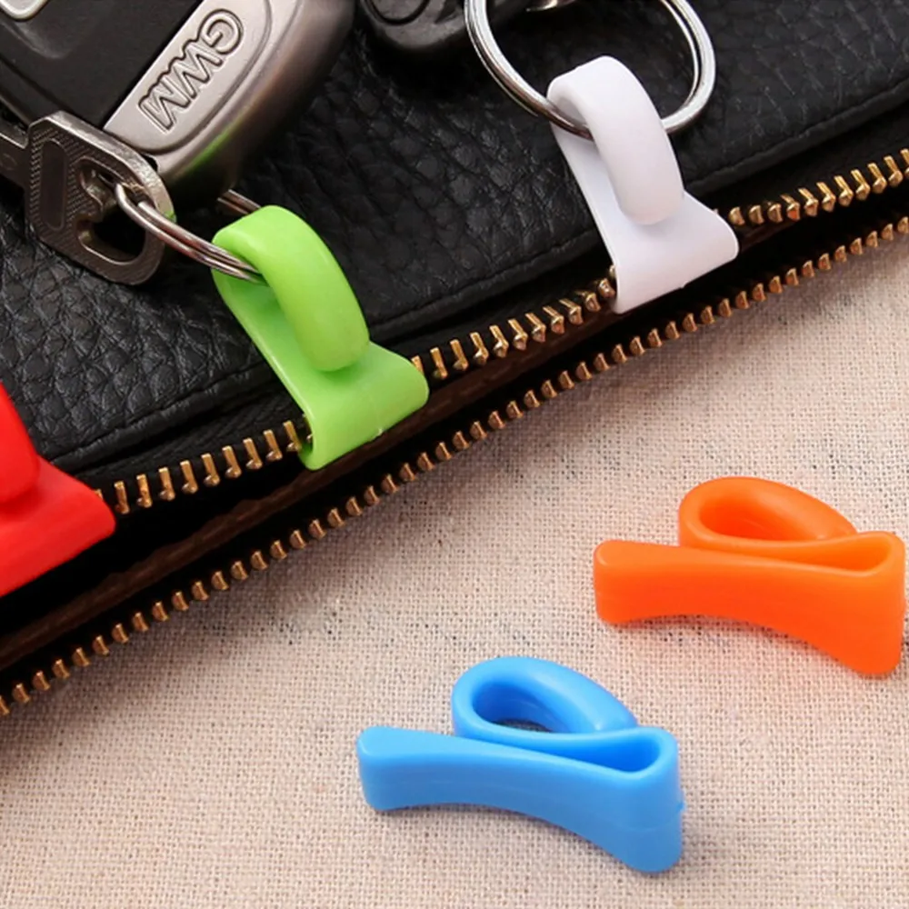 2pcs Home Plastic Novelty Mini Cute Creative Anti-lost Hook Within The Bag Key Storage Holder Rack Robe Hooks Bathroom Hardware At Any Cost Home Improvement