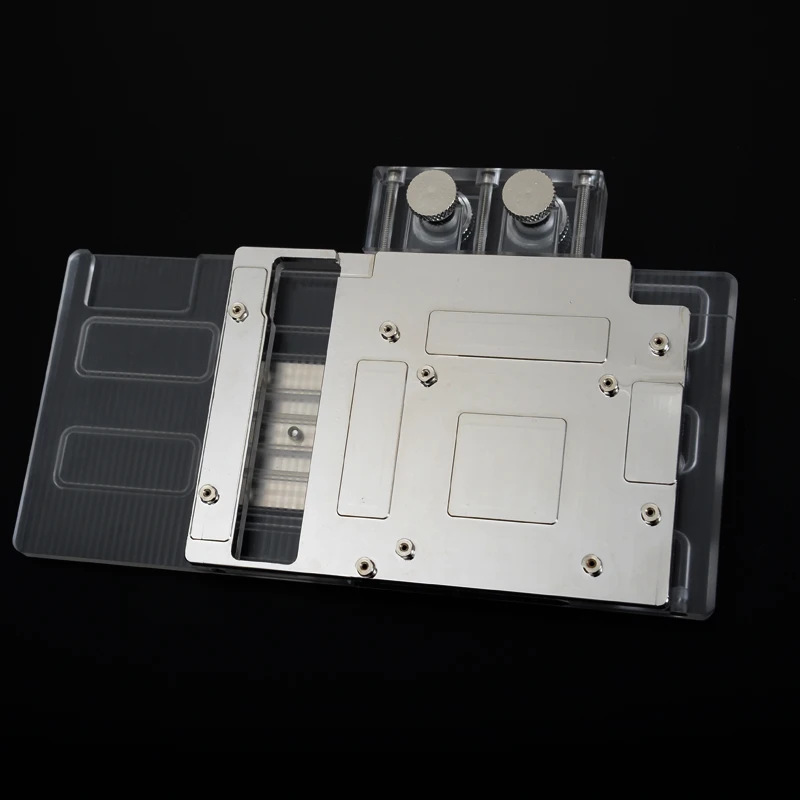 Syscooling transparent acrylic full coverage water block clear GTX970 graphic GPU water block