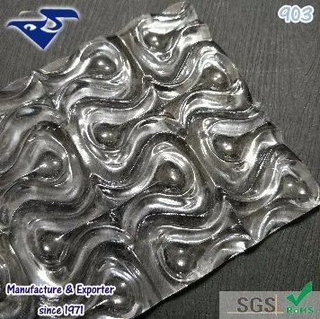 
PS embossed board for in-built shower stall , lighting shade and interior design 