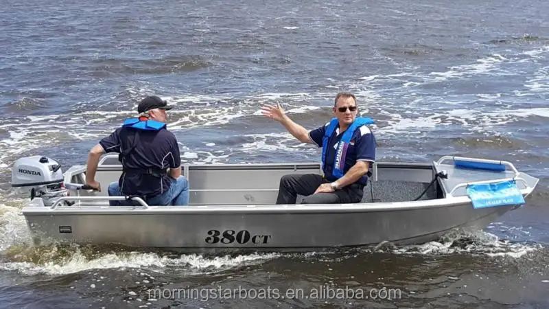 2018 New small aluminum car topper motor rescue boat for sale