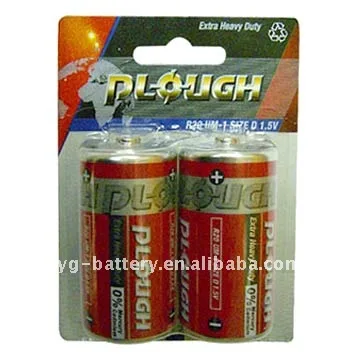 Manganese Battery R20 D size Super Heavy Duty Batteries