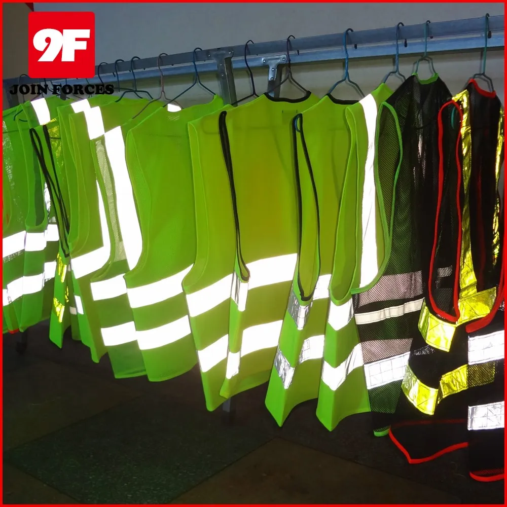 9F China wholesale high visibility reflective safety vest