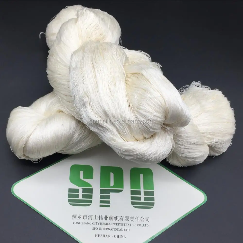 High Quality Thick Silk Thread 8Nm/2 in Hank For Carpet Handloom