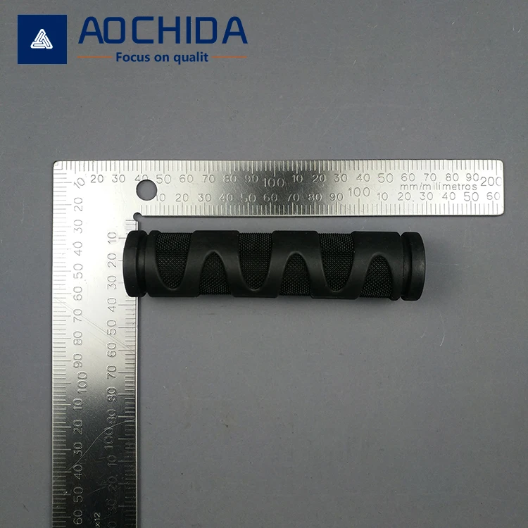 Bicycle rubber handle fashion flower factory direct supply quality superior 115mm