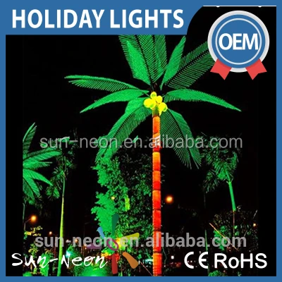 Новые продукты искусственного кокосовой пальмы с пластиковые пальмовых листьев