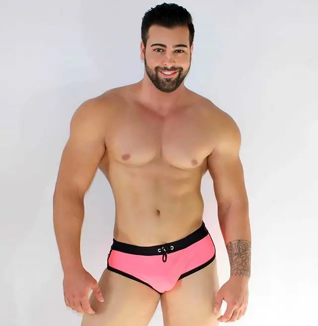 Custom men swimwear mens swimsuit Boxer Briefs man swim trunk shorts