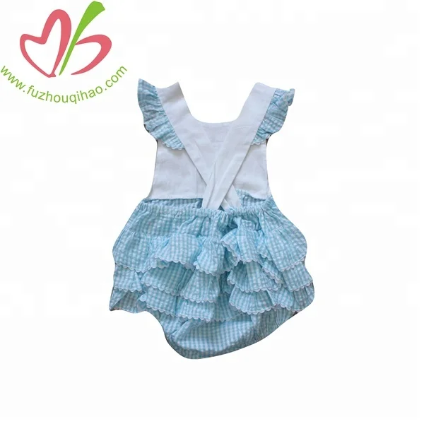 
wholesale seersucker baby bodysuit romper baby clothes newborn romper baby girl bubble 