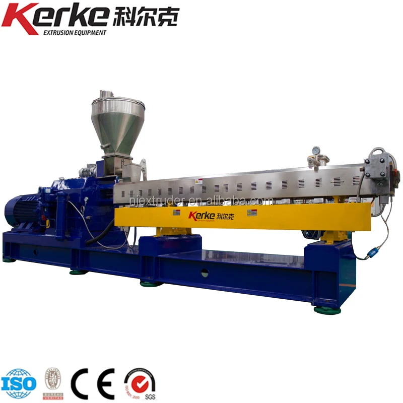 Китай параллельный Двойной Винт Экструдер ПВХ машины экструдер рециркуляции машины