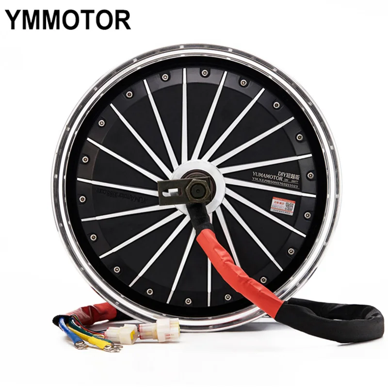 13 Inch Wholesale Custom Powerful Brushless 5KW 72V Electric Motorcycle Motor