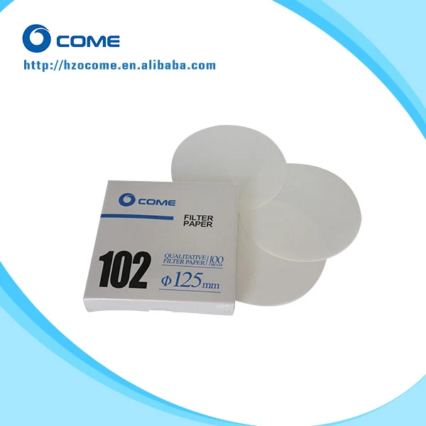Ocome 125mm grade 1 qualitative laboratory filter paper