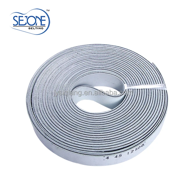 4,0 мм серый кожаный плоский бесконечный ремень