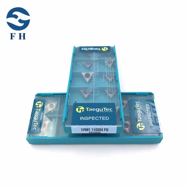 Taegutec insert turning tools carbide cutting inserts TPMT110304FG CT3000