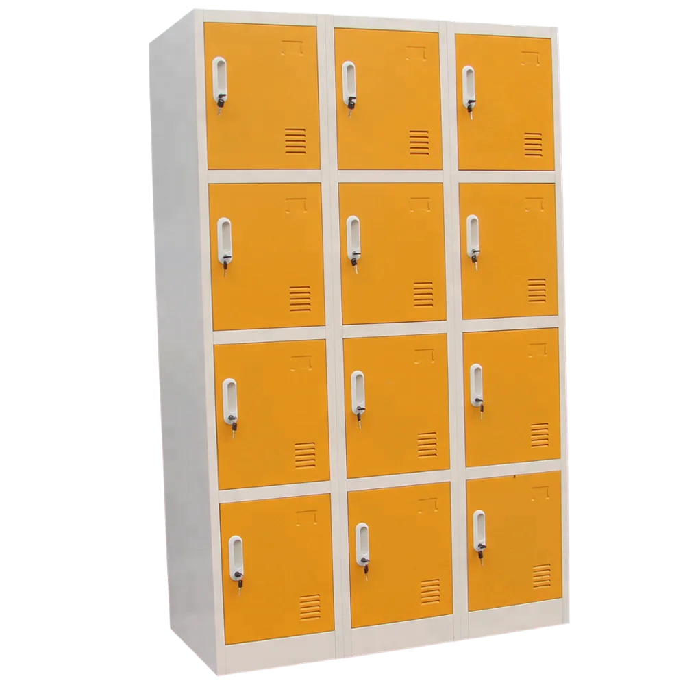 Metallic Clothing Locker JF-3B4A for Gym Wardrobe Cabinet