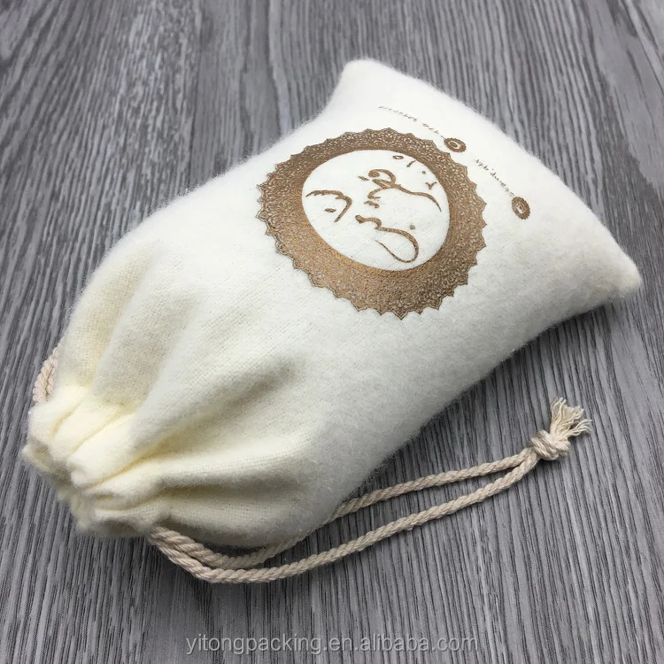 
Custom Soft Brushed Cotton Wedding Favor Gift Packaging Bag 