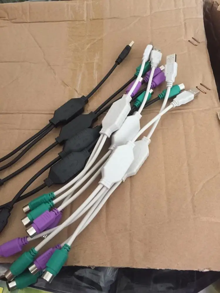 
USB to PS/2 PS2 Cable Keyboard Mouse Adapter Converter USB PS2 