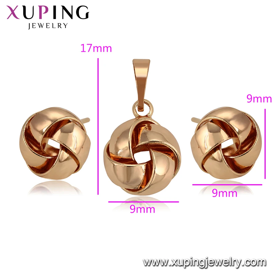 set 1069  set- 026 xuping no stone wholesale jewelry set made in china for women