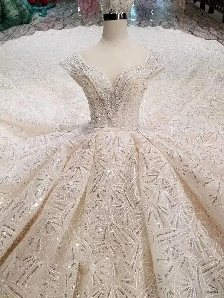 
HTL001 real high quality sexy deep v neck keyhole back wedding dress bridal gown 