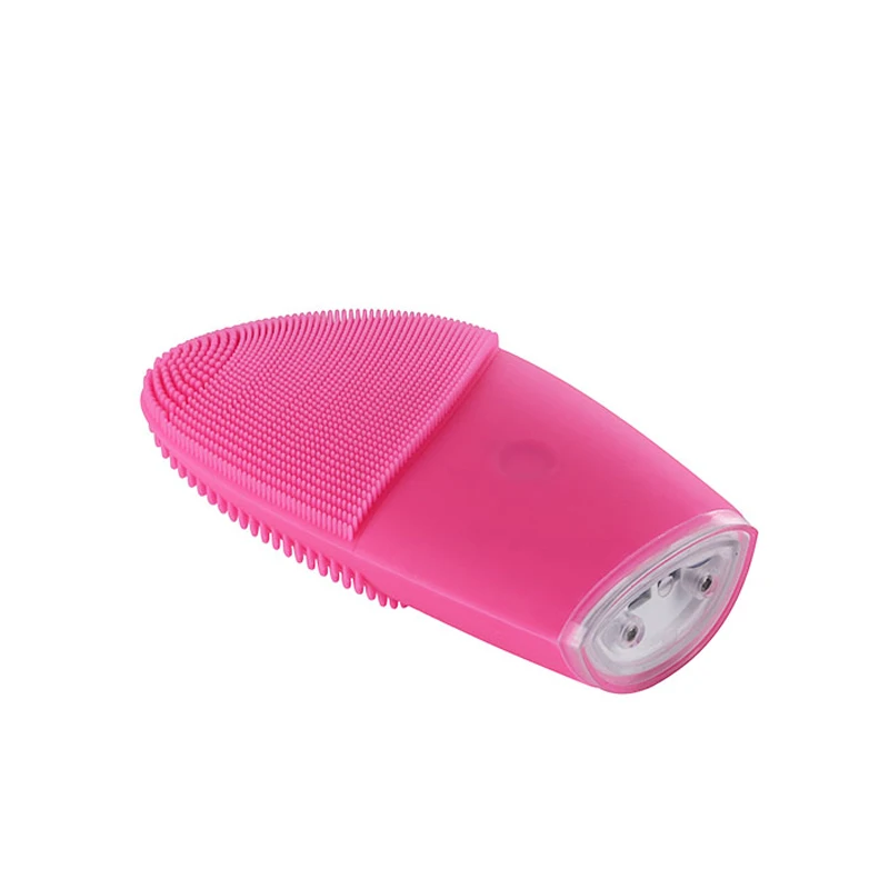 
personal use Electric sonic Silicone Facial Cleaner brush Medical silicone facial cleansing brush 