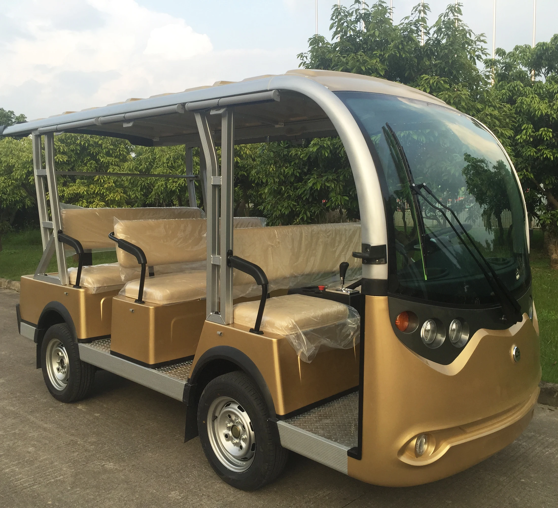 Battery 8 seaters luxury electric tour bus for sale (LT_S8)