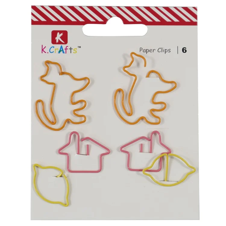 Ring flat wire custom logo binder clipboard metal paper clip