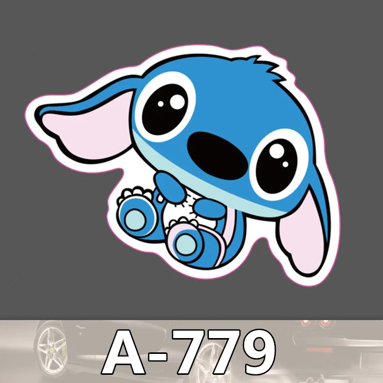 A 779 Stitch Waterproof Cool DIY Stickers For Laptop Luggage Fridge Skateboard Car Graffiti Cartoon Sticker