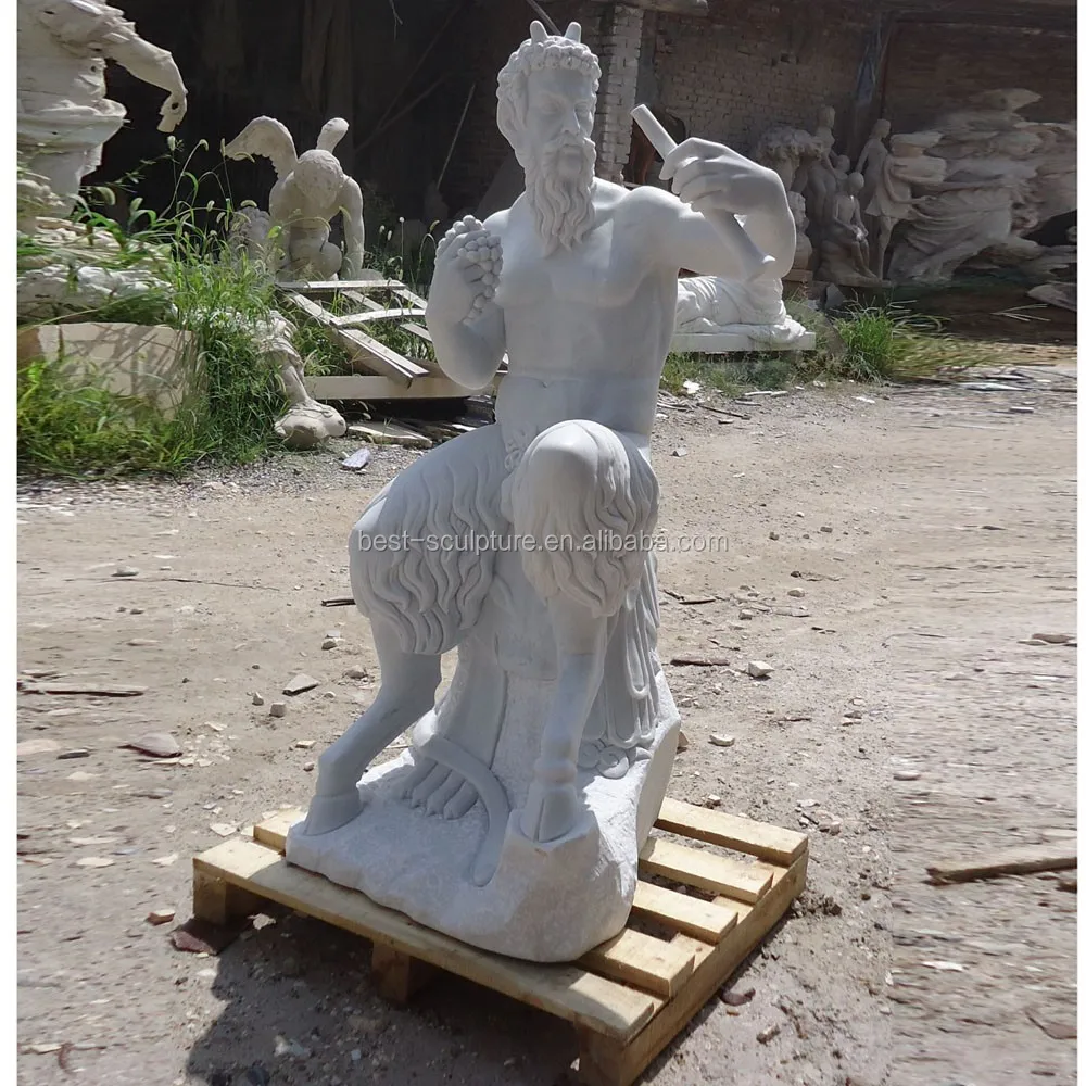 High Quality White Marble Augustus Roman Man Statue Sculpture