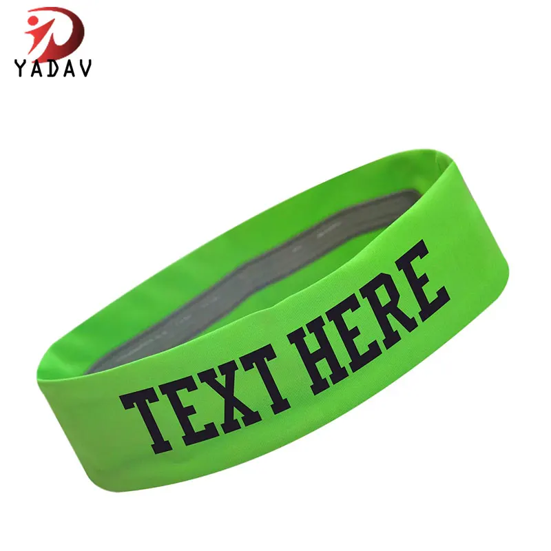 Design Your Own Headband NO SLIP SILICONE Stretch Headband With Your designer Custom Text